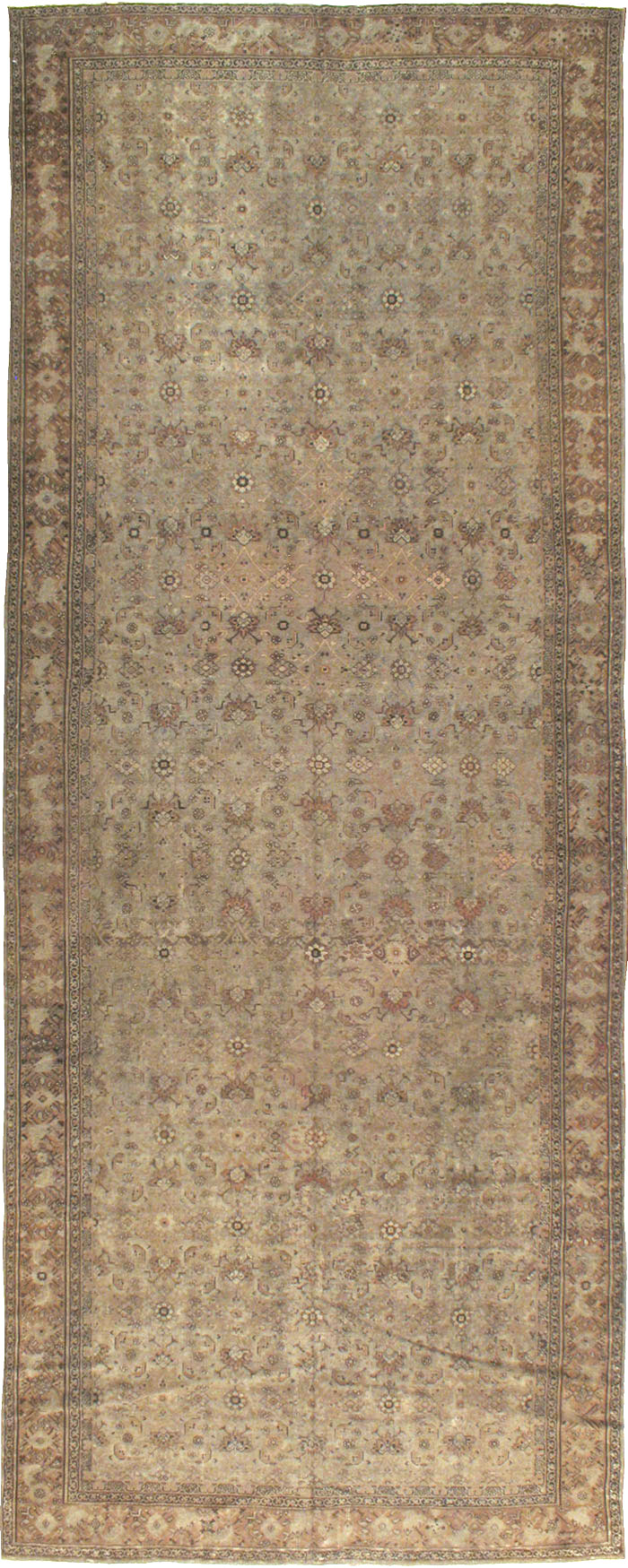 Antique Persian Malayer Gallery Carpet, No.16947 - Gss