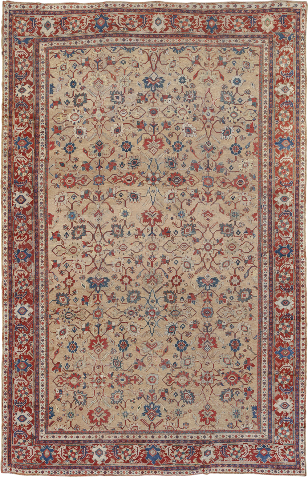 Antique Persian Mahal Carpet, No.16950 - Gss