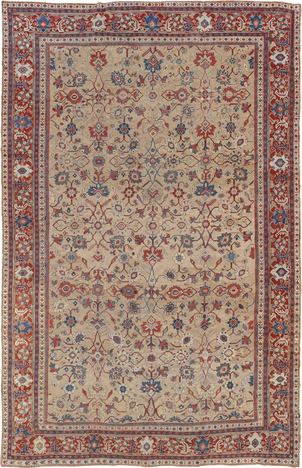 Antique Persian Mahal Carpet, No.16950 - Gss