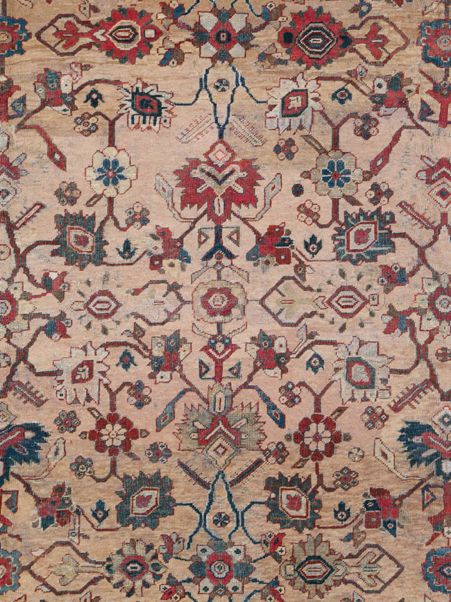 Antique Persian Mahal Carpet, No.16950 - Gss