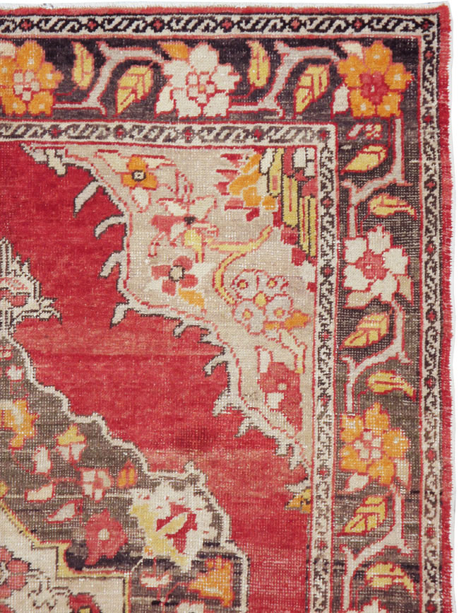 Antique Turkish Oushak Carpet, No.16975 - Gss