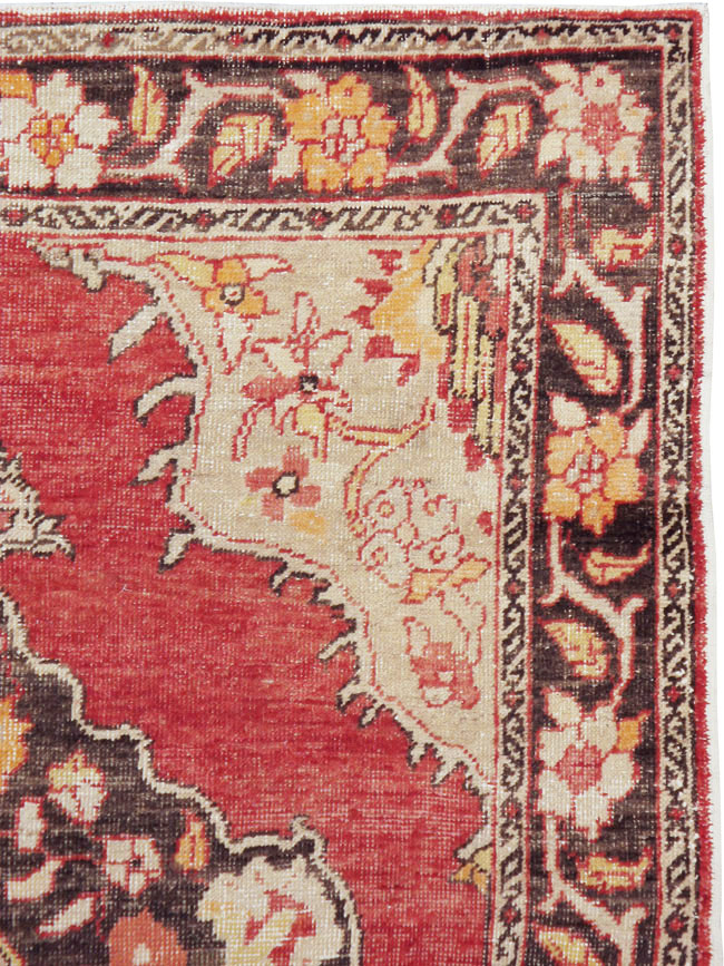 Antique Turkish Oushak Carpet, No.16975 - Gss