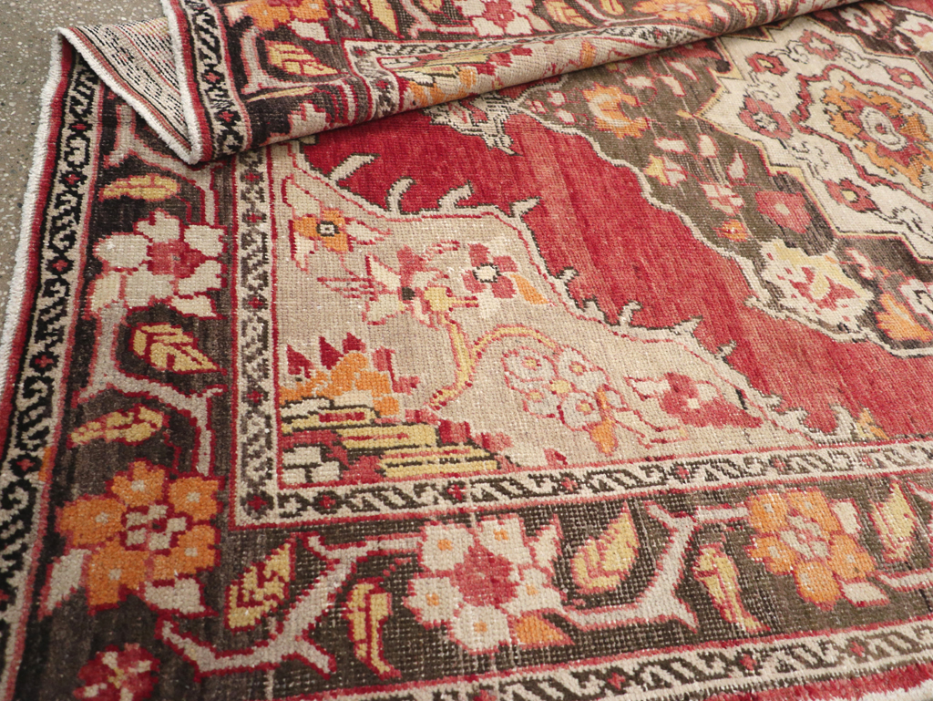 Antique Turkish Oushak Carpet, No.16975 - Gss