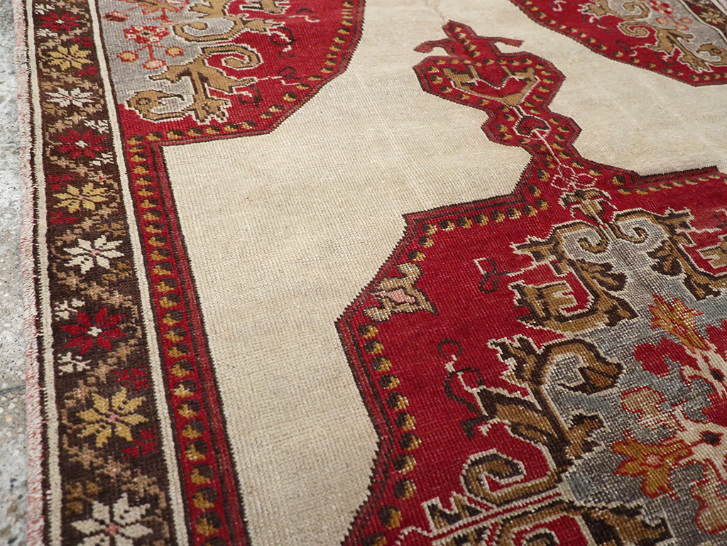 Vintage Turkish Oushak Rug, No.16982 - Gss