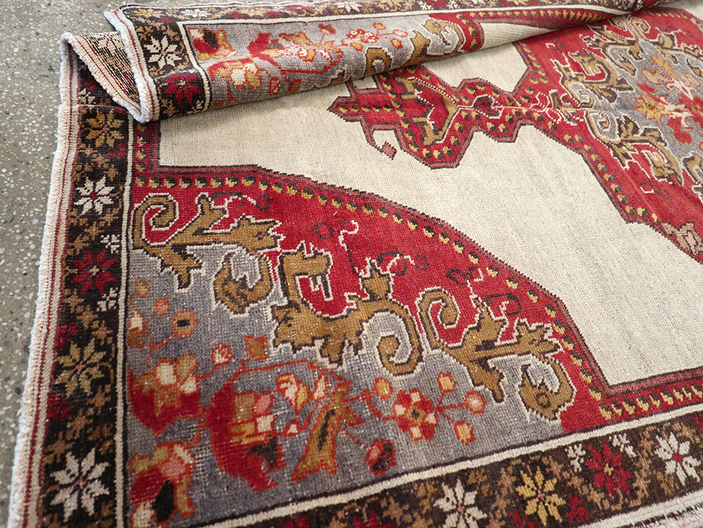 Vintage Turkish Oushak Rug, No.16982 - Gss