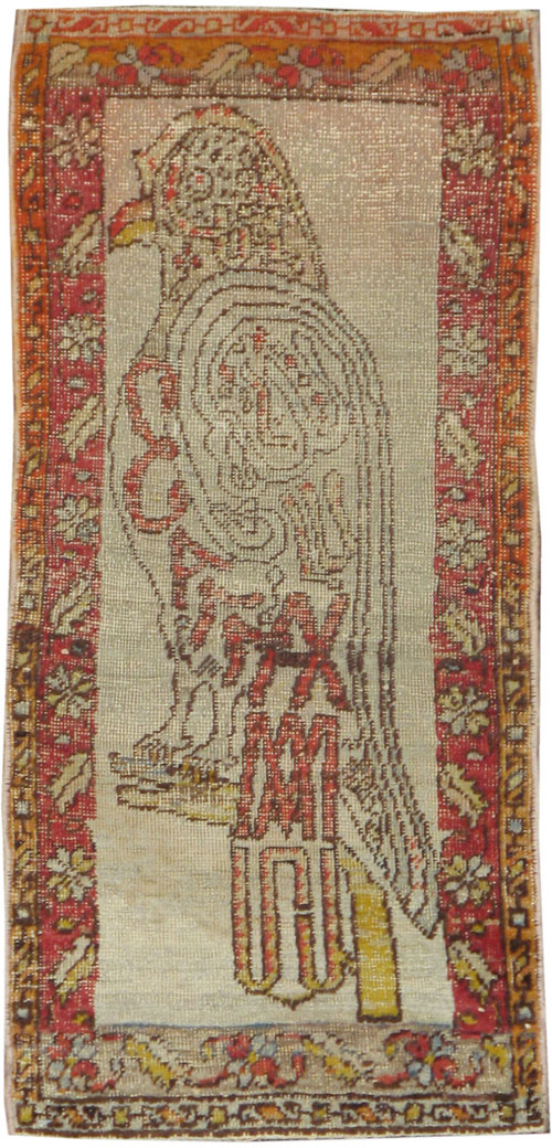 Vintage Turkish Sivas Pictorial Rug, No.16985 - Gss