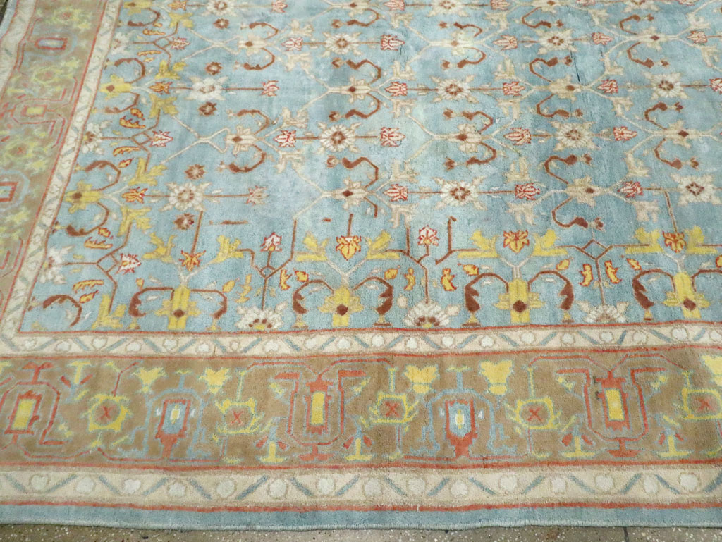 Antique Indian Cotton Agra Carpet, No.16988 - Gss