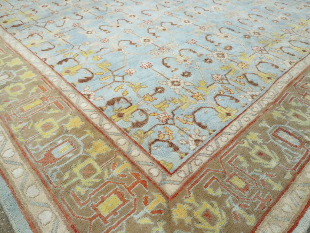 Antique Indian Cotton Agra Carpet, No.16988 - Gss