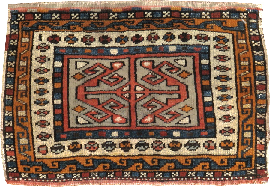 Antique Persian Kurdish Rug (Pair: 2 of 2), No.16995 - Gss