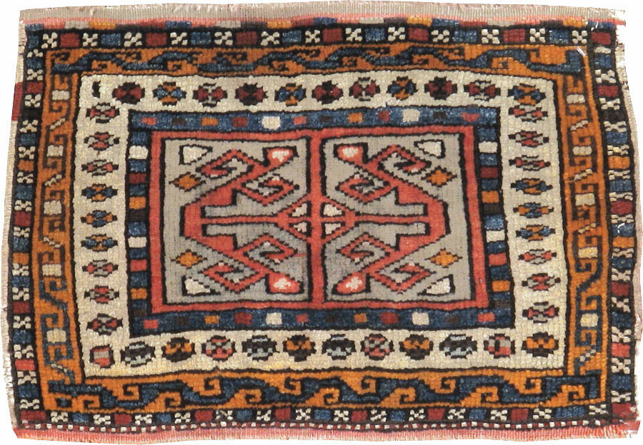 Antique Persian Kurdish Rug (Pair: 2 of 2), No.16995 - Gss
