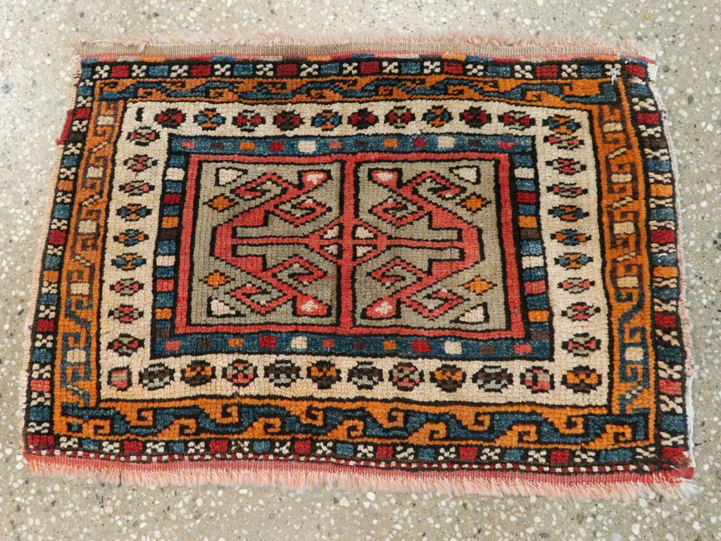 Antique Persian Kurdish Rug (Pair: 2 of 2), No.16995 - Gss