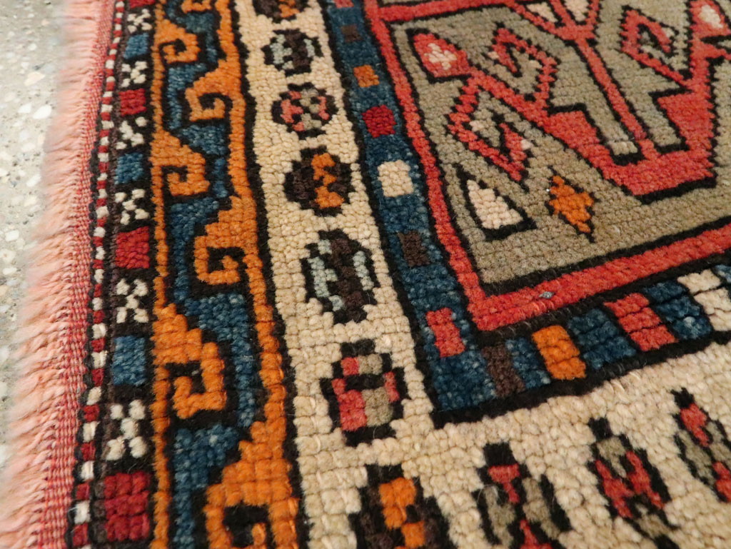 Antique Persian Kurdish Rug (Pair: 2 of 2), No.16995 - Gss