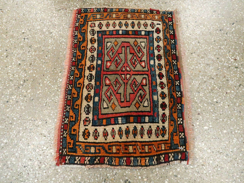 Antique Persian Kurdish Rug (Pair: 2 of 2), No.16995 - Gss