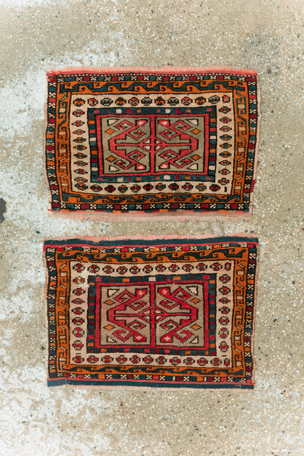 Antique Persian Kurdish Rug (Pair: 2 of 2), No.16995 - Gss