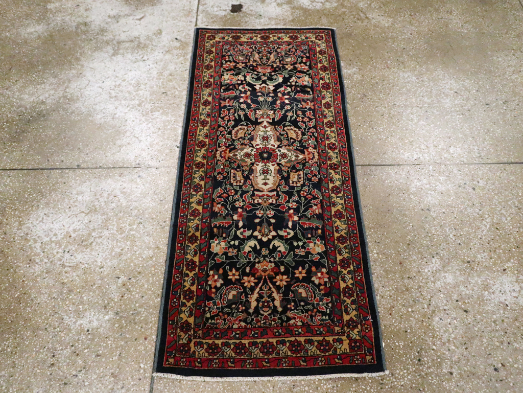 Antique Persian Sarouk Fereghan Throw Rug (Pair: 1 of 2), No.16996 - Gss