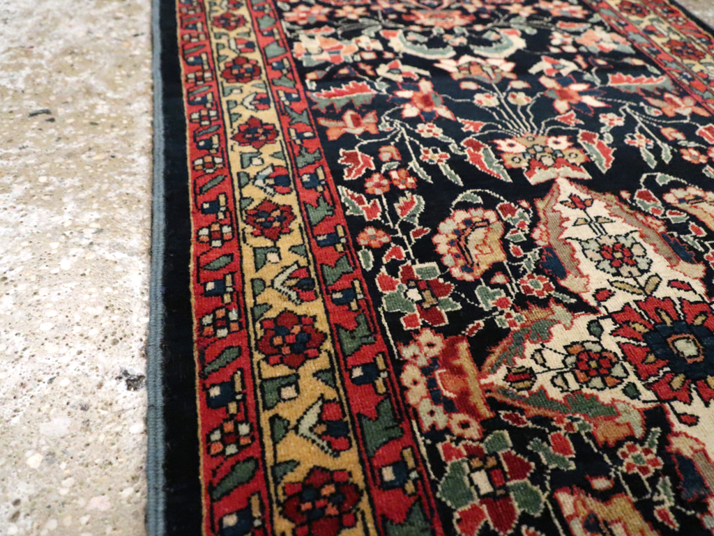 Antique Persian Sarouk Fereghan Throw Rug (Pair: 1 of 2), No.16996 - Gss