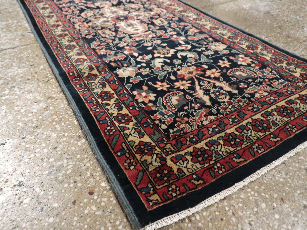 Antique Persian Sarouk Fereghan Throw Rug (Pair: 1 of 2), No.16996 - Gss