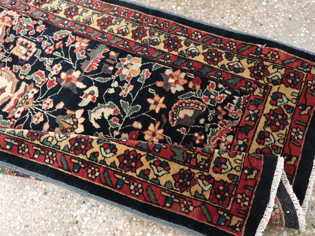 Antique Persian Sarouk Fereghan Throw Rug (Pair: 1 of 2), No.16996 - Gss
