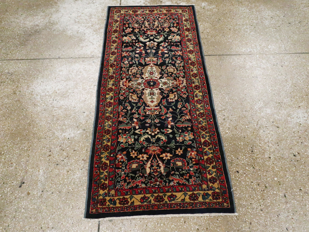 Antique Persian Sarouk Fereghan Throw Rug (Pair: 2 of 2), No.16997 - Gss