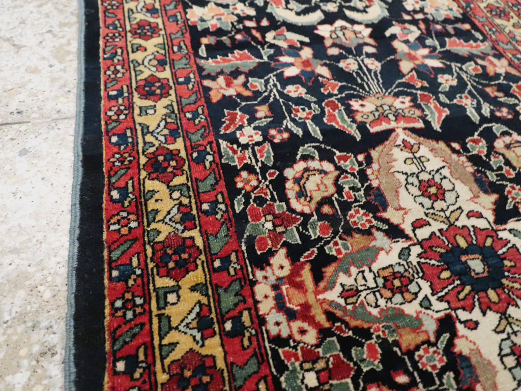 Antique Persian Sarouk Fereghan Throw Rug (Pair: 2 of 2), No.16997 - Gss
