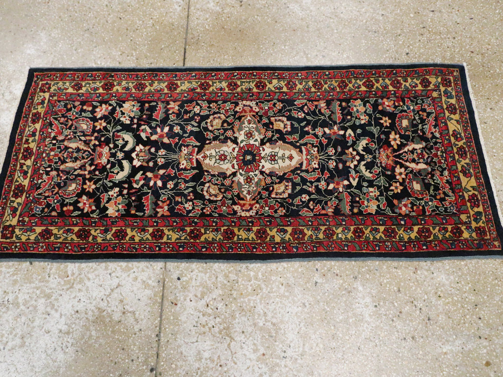 Antique Persian Sarouk Fereghan Throw Rug (Pair: 2 of 2), No.16997 - Gss