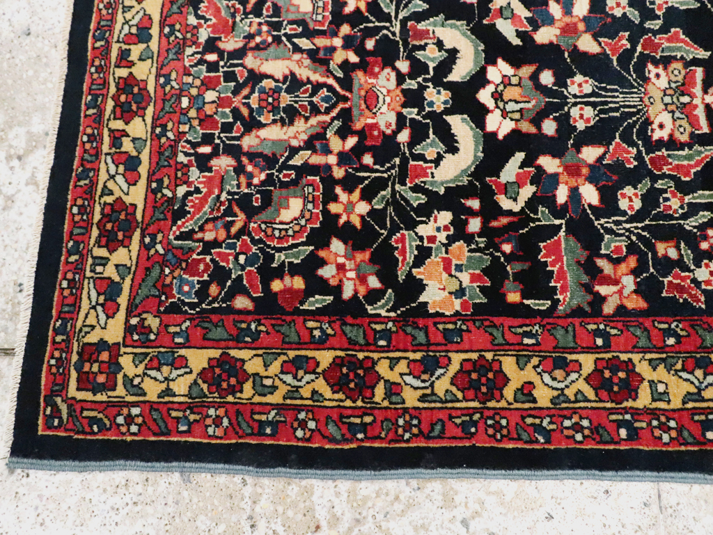 Antique Persian Sarouk Fereghan Throw Rug (Pair: 2 of 2), No.16997 - Gss