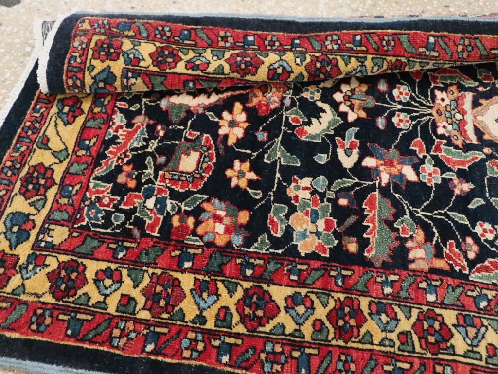 Antique Persian Sarouk Fereghan Throw Rug (Pair: 2 of 2), No.16997 - Gss