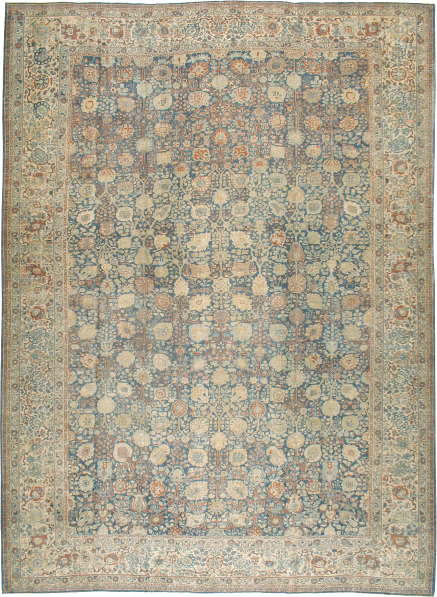 Antique Persian Tabriz Carpet, No.17016 - Gss