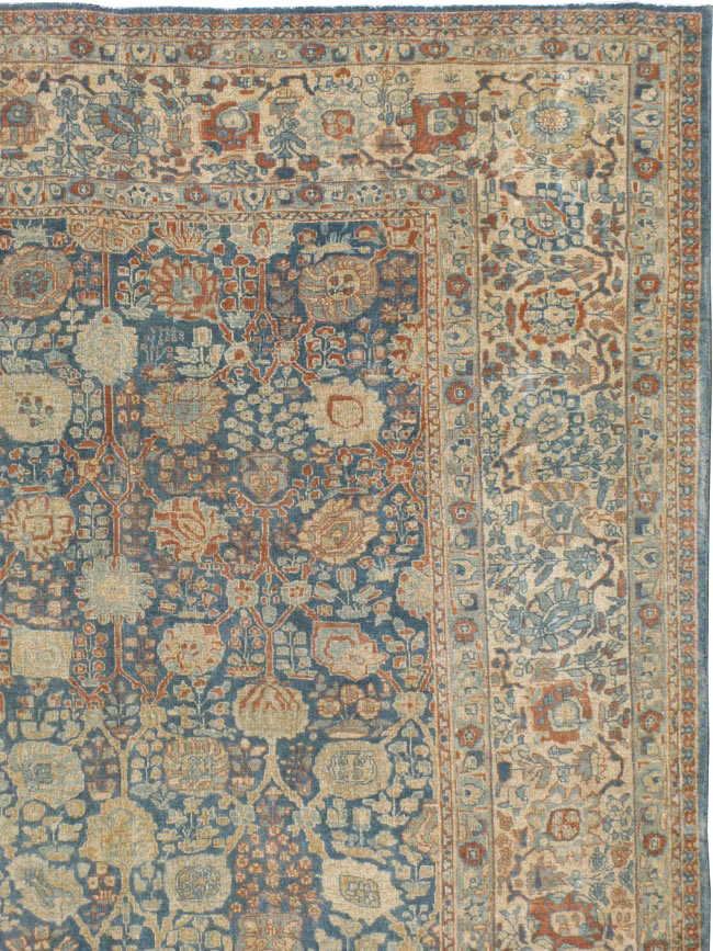 Antique Persian Tabriz Carpet, No.17016 - Gss