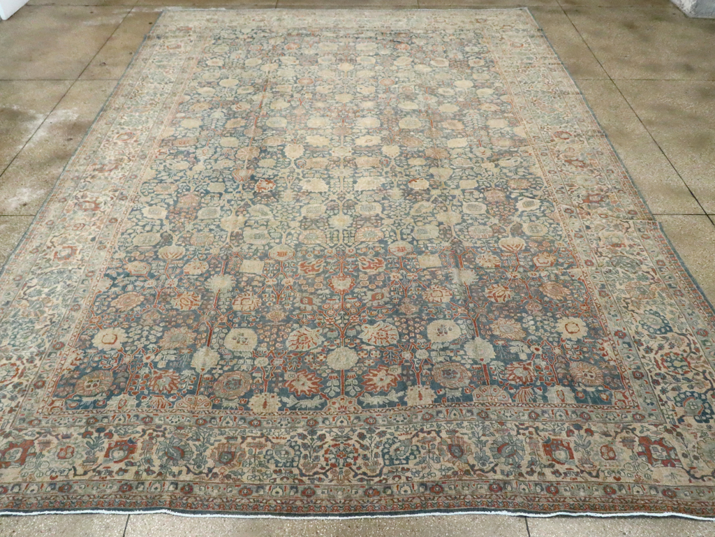 Antique Persian Tabriz Carpet, No.17016 - Gss