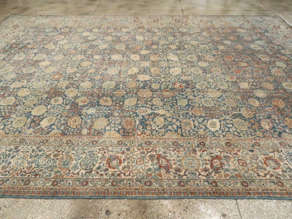Antique Persian Tabriz Carpet, No.17016 - Gss