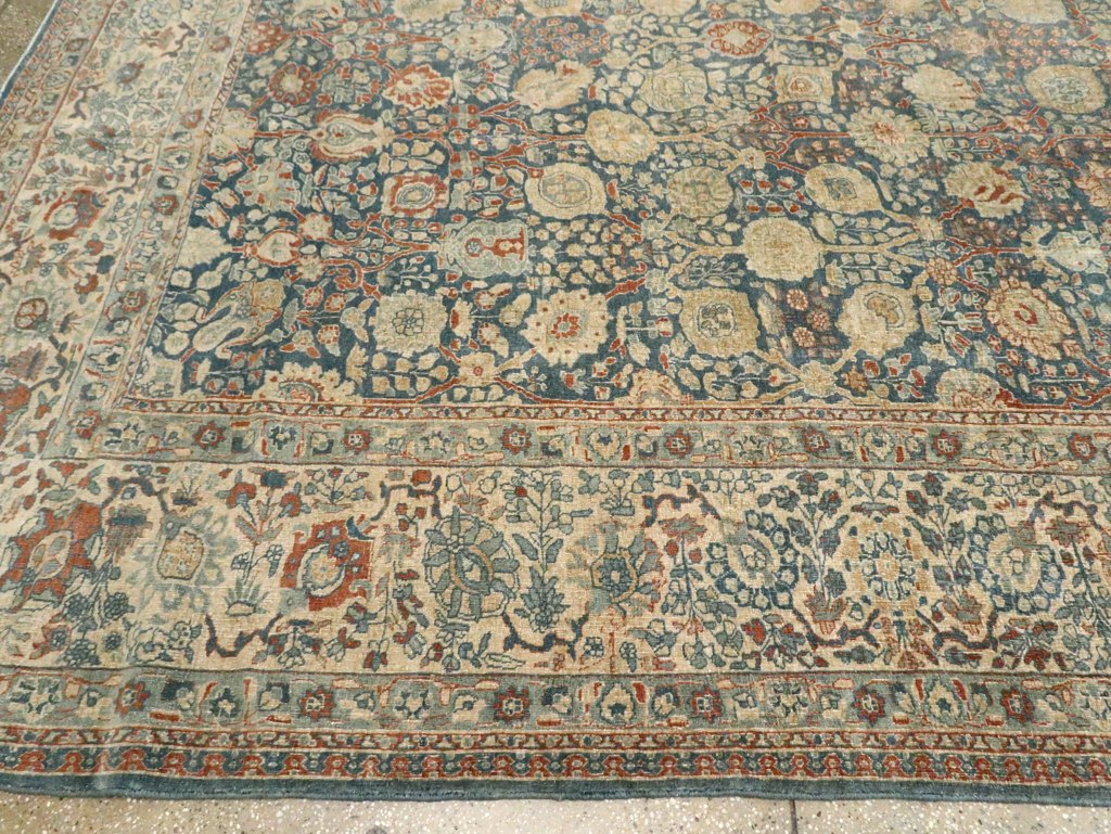 Antique Persian Tabriz Carpet, No.17016 - Gss