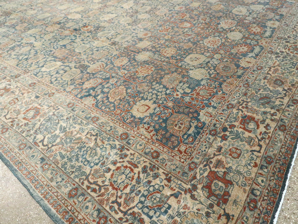 Antique Persian Tabriz Carpet, No.17016 - Gss