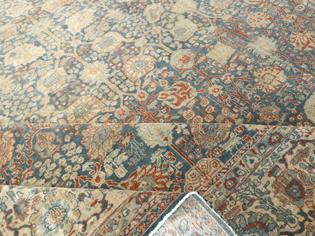 Antique Persian Tabriz Carpet, No.17016 - Gss