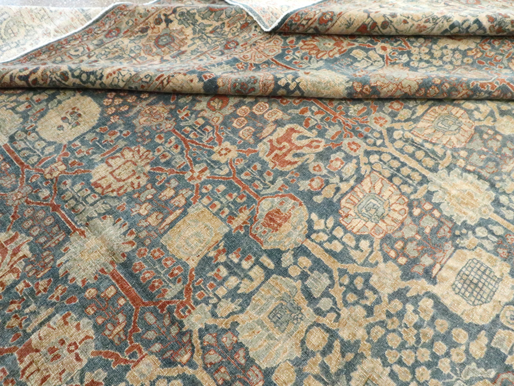 Antique Persian Tabriz Carpet, No.17016 - Gss