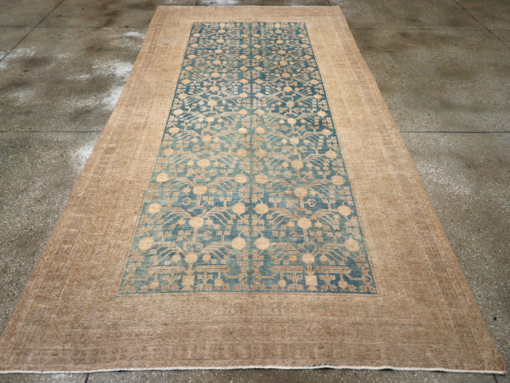 Antique East Turkestan Khotan Carpet, No.17023 - Gss