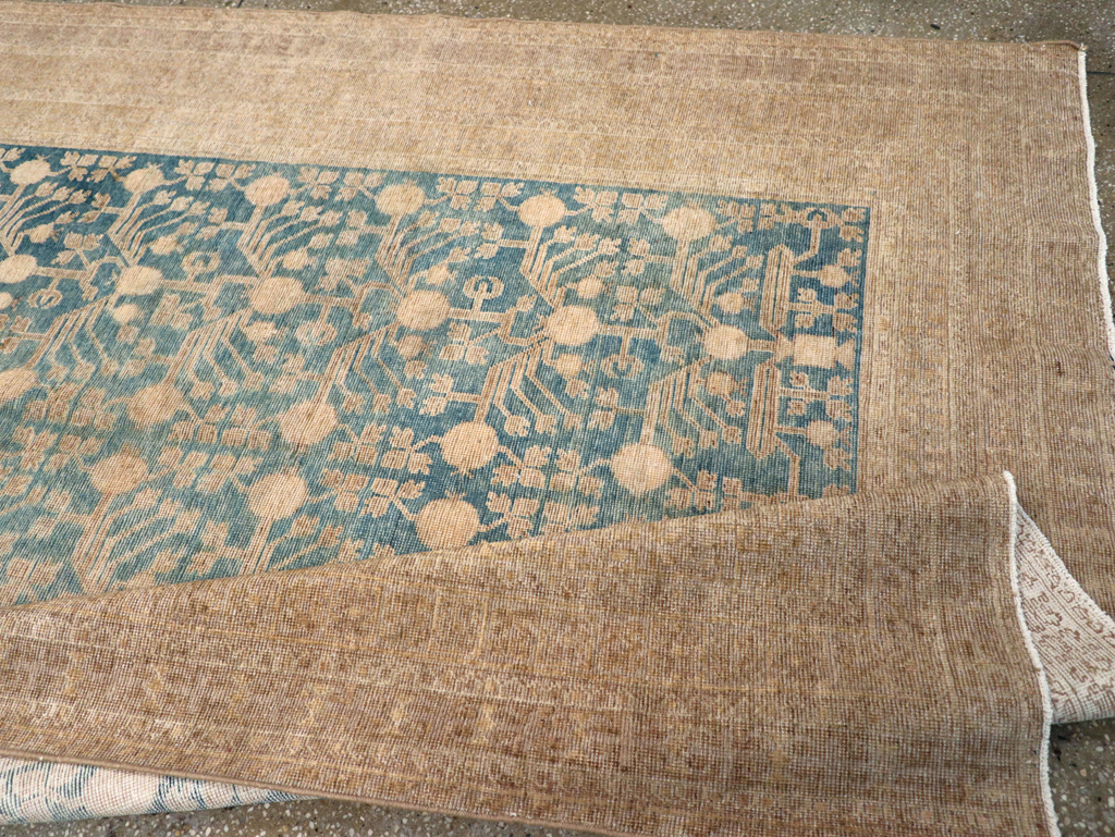 Antique East Turkestan Khotan Carpet, No.17023 - Gss