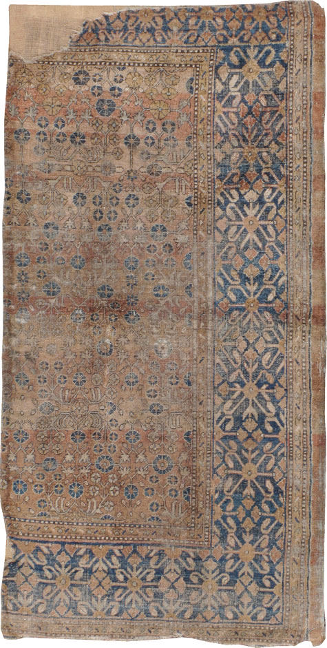 Antique East Turkestan Khotan Silk Rug, No.17037 - Gss