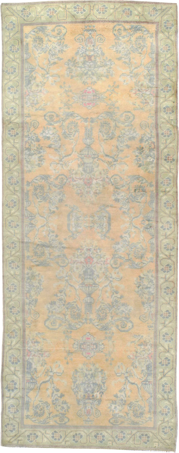 Vintage Indian Cotton Agra Wide Gallery Runner , No.17048 - Gss