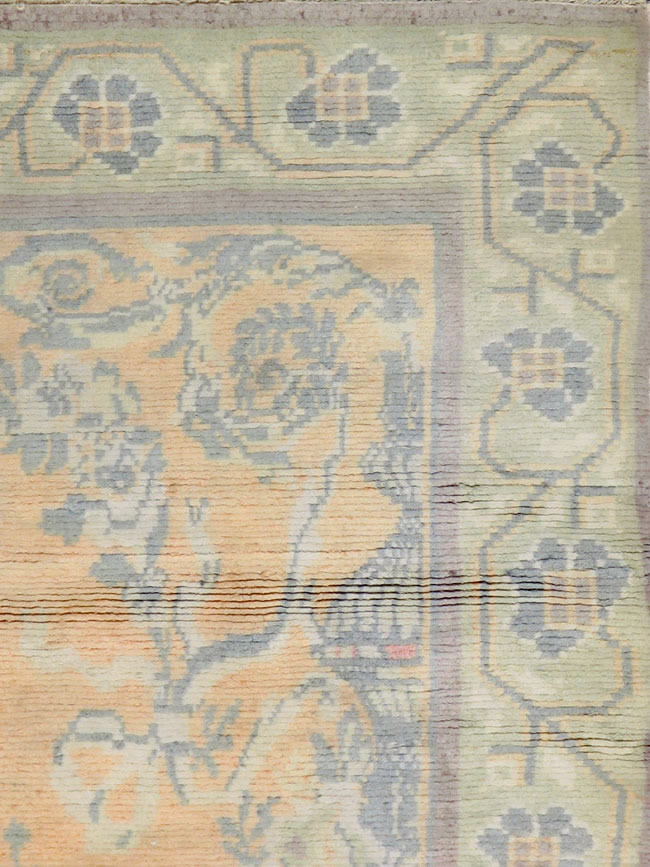 Vintage Indian Cotton Agra Wide Gallery Runner , No.17048 - Gss