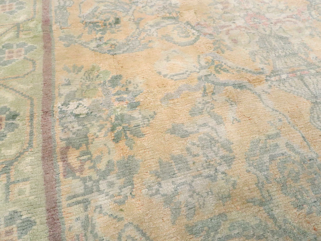 Vintage Indian Cotton Agra Wide Gallery Runner , No.17048 - Gss
