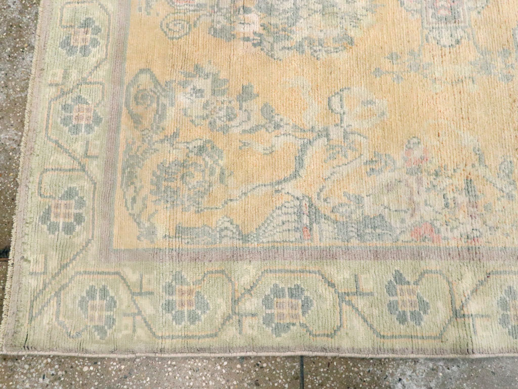 Vintage Indian Cotton Agra Wide Gallery Runner , No.17048 - Gss