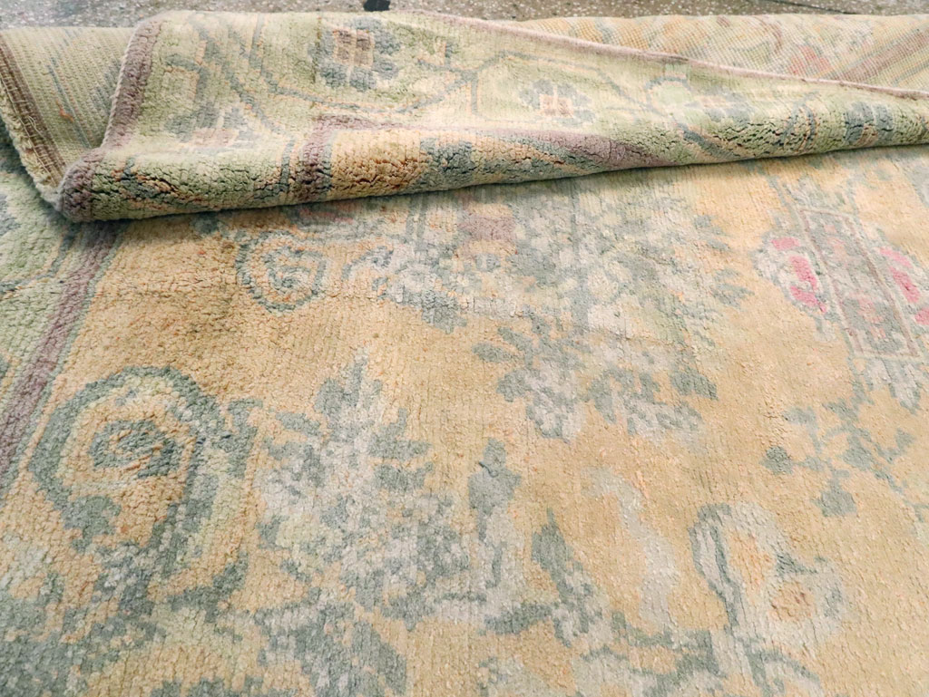 Vintage Indian Cotton Agra Wide Gallery Runner , No.17048 - Gss