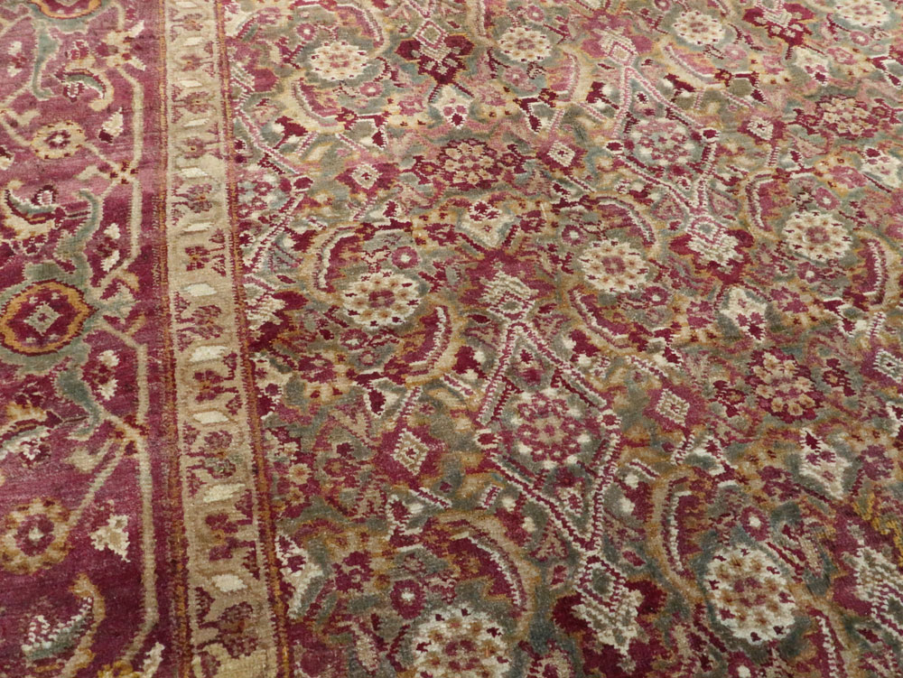 Antique Indian Agra Carpet, No.17050 - Gss