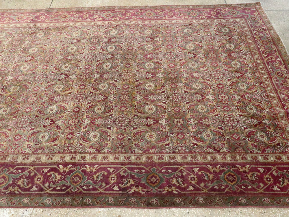 Antique Indian Agra Carpet, No.17050 - Gss