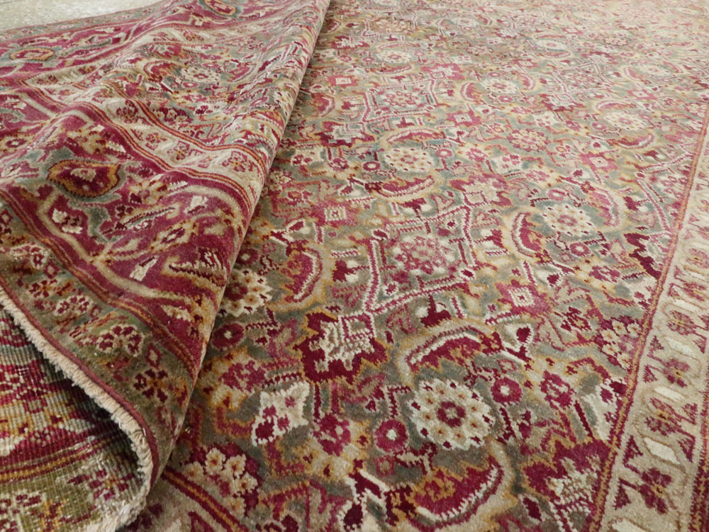 Antique Indian Agra Carpet, No.17050 - Gss