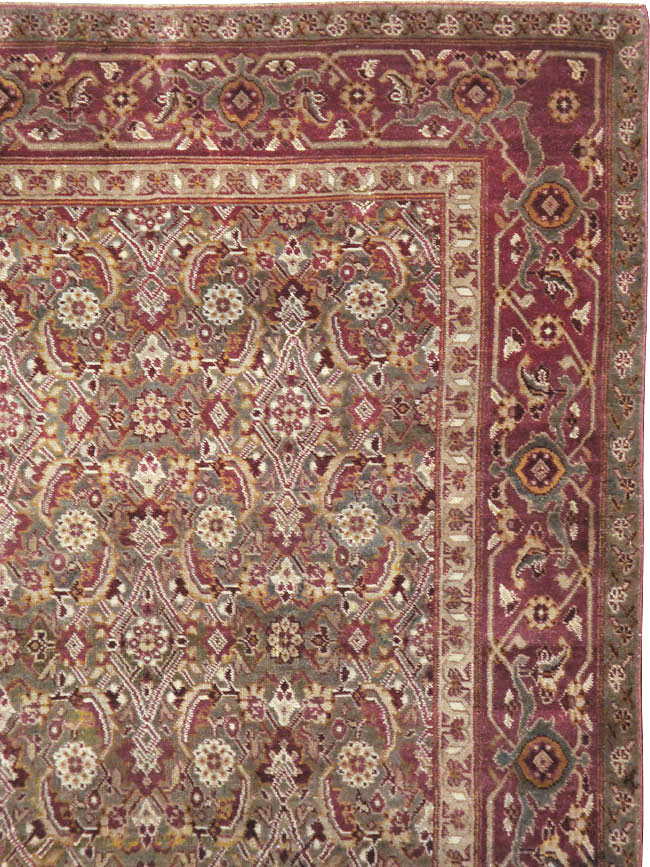 Antique Indian Agra Carpet, No.17050 - Gss