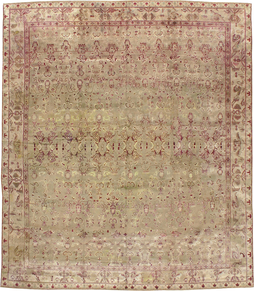Antique Indian Agra Carpet, No.17051 - Gss