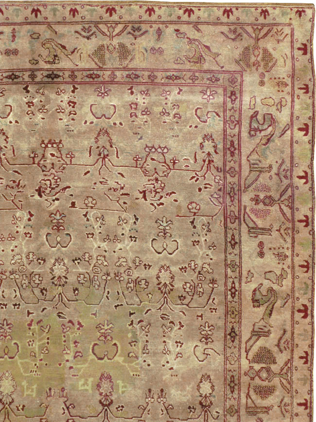 Antique Indian Agra Carpet, No.17051 - Gss