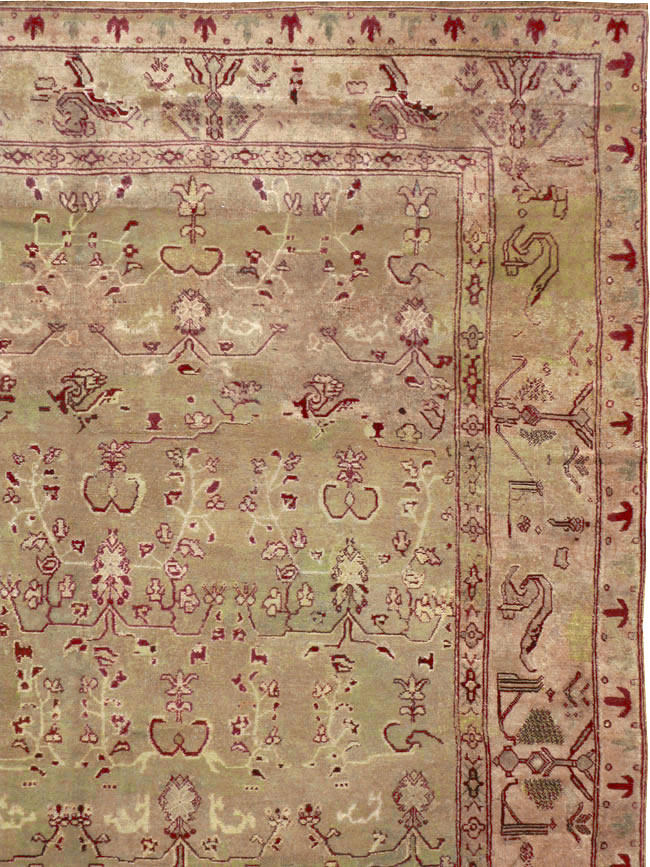Antique Indian Agra Carpet, No.17051 - Gss